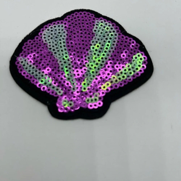 Shell Mermaid Sequined Patches, Set of 3, NWT - Picture 10 of 10